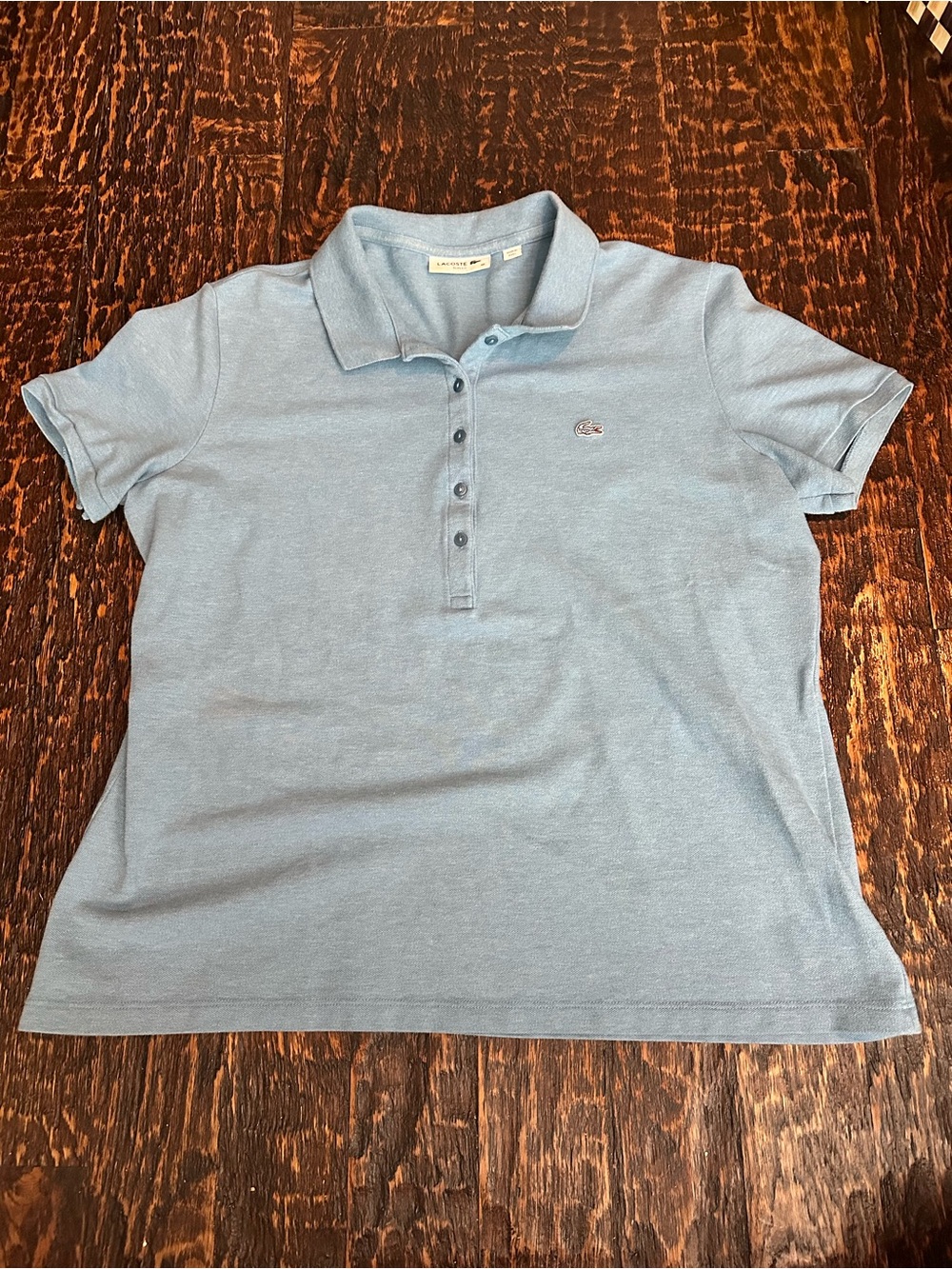 Lacoste Slim Fit Polo in Sky Blue size EU 46 US XL